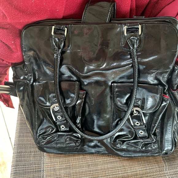 Black Amy Michelle Diaper Bag - Picture 7 of 8